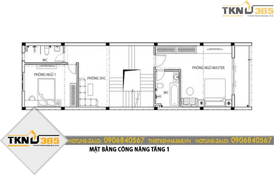 Thiết kế thi công nhà phố 4 tầng 4x20m anh Sáng Quận 11 11 5139