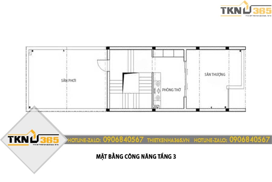 Thiết kế thi công nhà phố 4 tầng 4x20m anh Sáng Quận 11 13 762