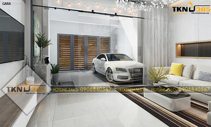 Nội thất nhà ống 5 tầng - Anh Hiển - Bảo Lộc 16 noi that mau thiet ke nha ong co tang lung 5m 2