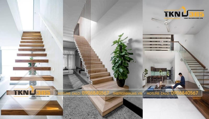 Thiết kế cầu thang cho nhà diện tích nhỏ 20m2
