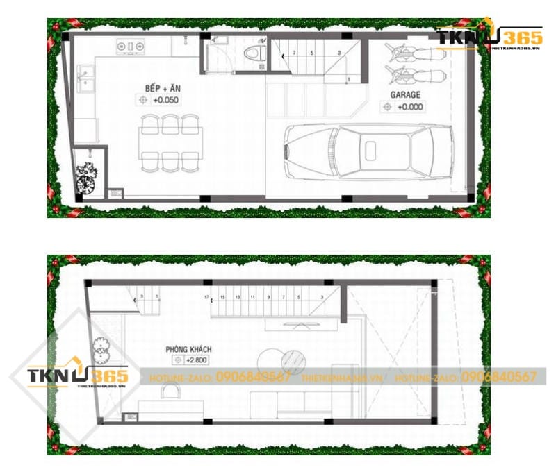 5 Mẫu thiết kế nhà 5x10m 3 tầng được ưa chuộng nhất hiện nay 16 bản vẽ thiết kế nhà 3 tầng 5x10m