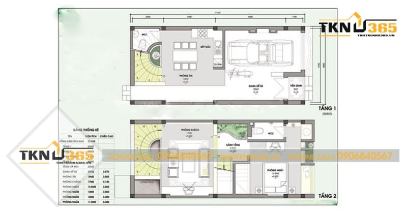 5 Mẫu thiết kế nhà 5x10m 3 tầng được ưa chuộng nhất hiện nay 22 bản vẽ thiết kế nhà 3 tầng 5x10m