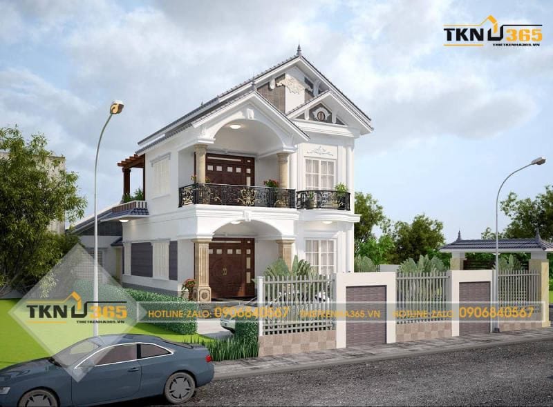 Nhà tân cổ điển 2 tầng