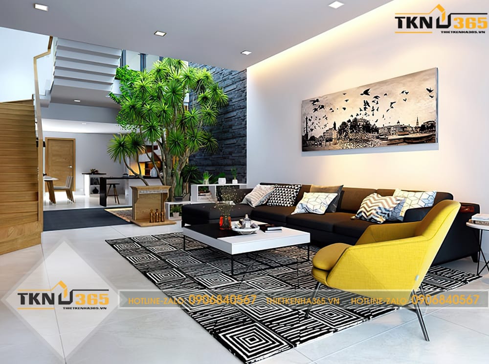  nhà đẹp hình vuông 8x8 