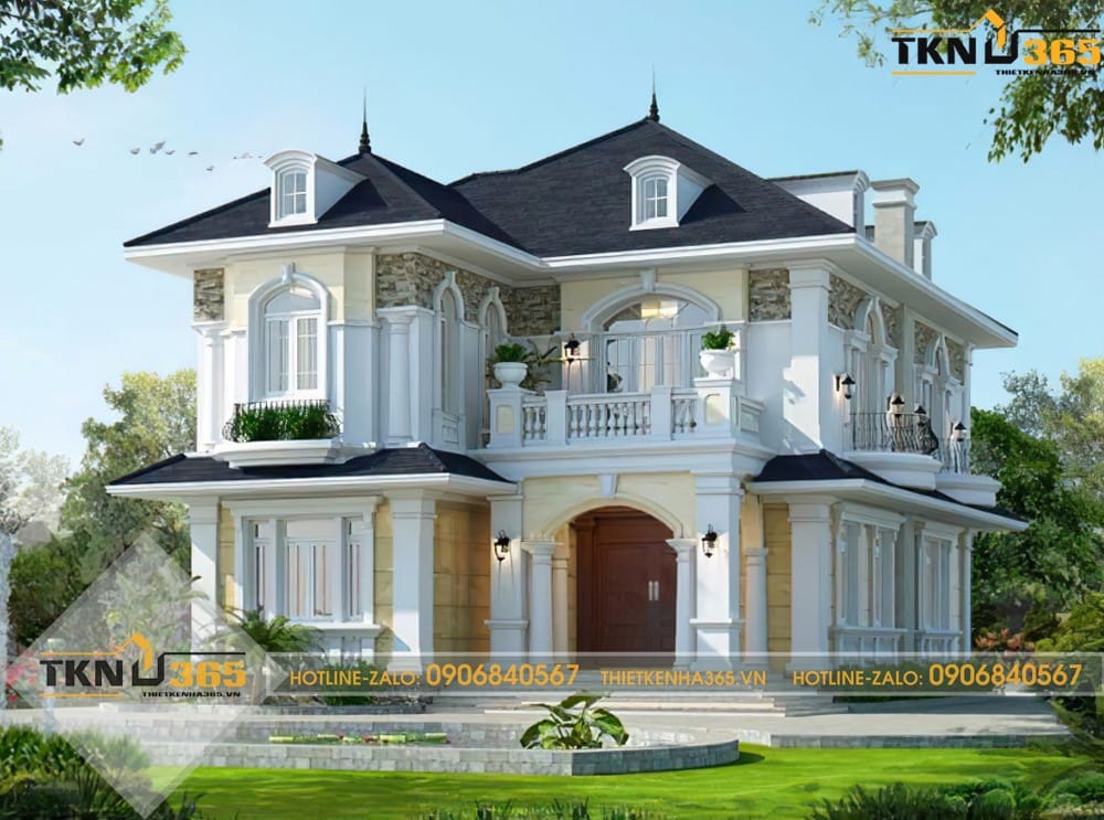 20+ Mẫu Nhà Vuông 2 Tầng Đẹp, Hiện Đại Kèm Công Năng & Chi Phí 13 thiết kế nhà vuông