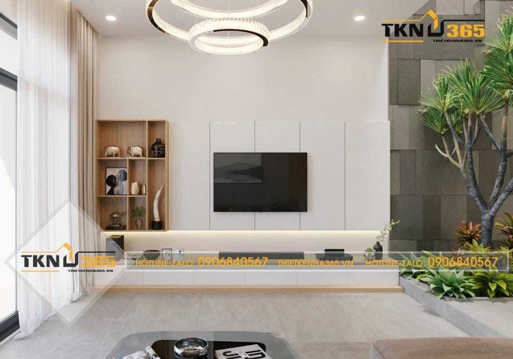 thiết kế nhà vuông 9x10 