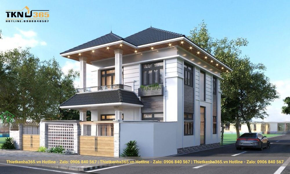 Nhà 2 tầng 8x10m 3 phòng ngủ