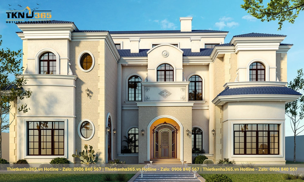 Biệt thự 3 tầng kiểu châu Âu