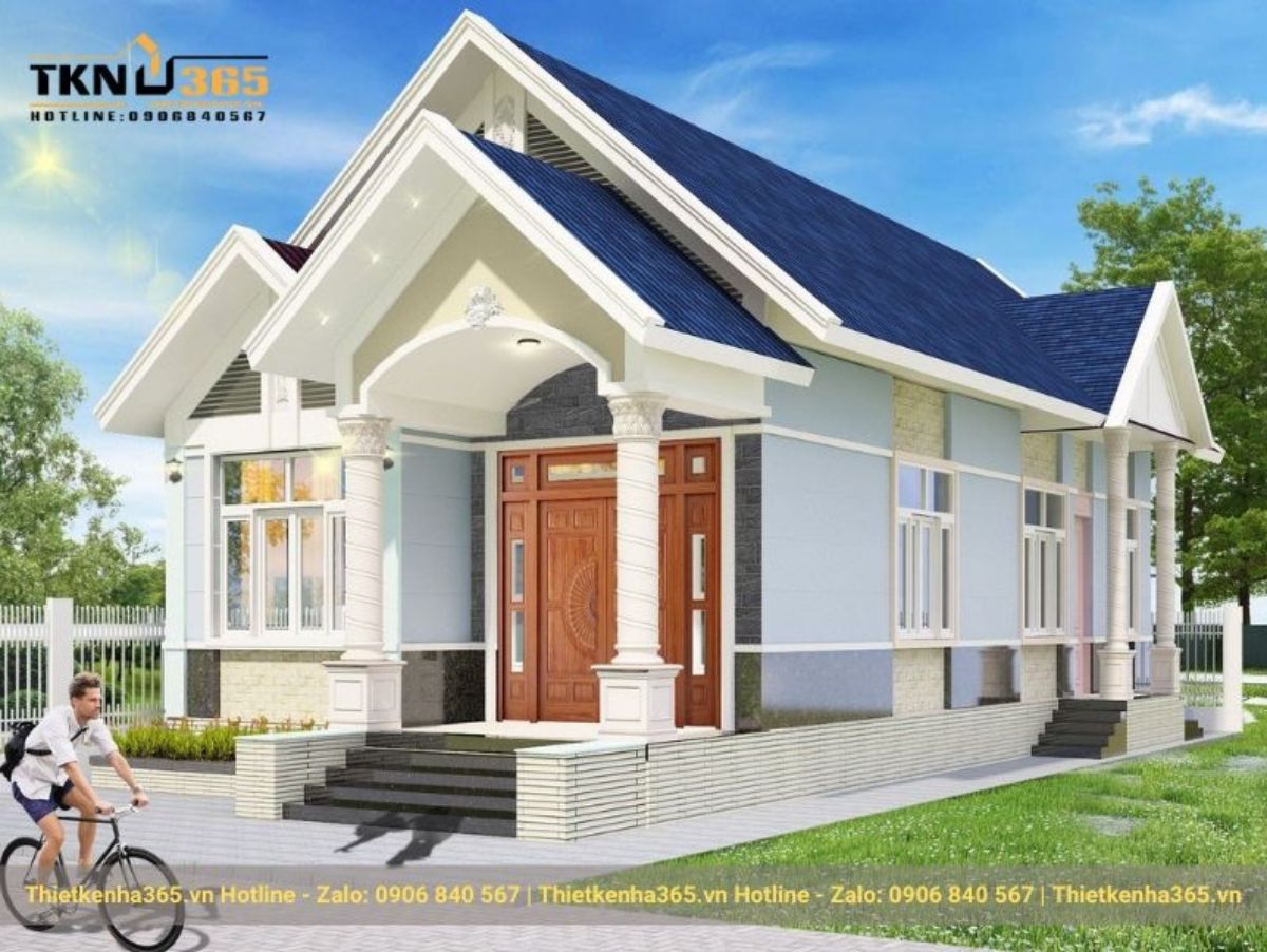 Mẫu thiết kế nhà ống 1 tầng đẹp