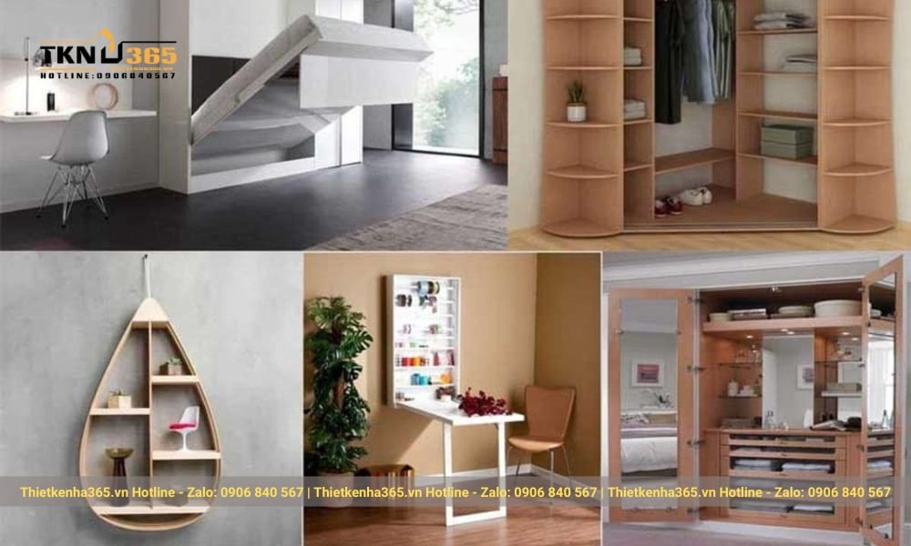 Sử dụng nội thất thông minh và đa năng không chỉ giúp tối ưu diện tích mà còn mang đến sự gọn gàng, linh hoạt và hiện đại cho toàn bộ ngôi nhà.