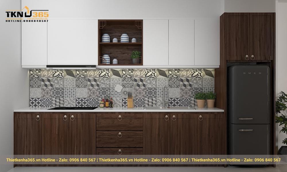 Phòng bếp phong cách Á Đông
