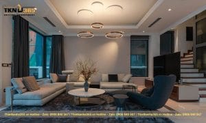 Thiết kế nội thất phòng khách hiện đại