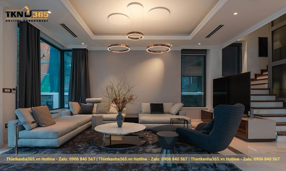 Ánh sáng trong thiết kế nội thất hiện đại 