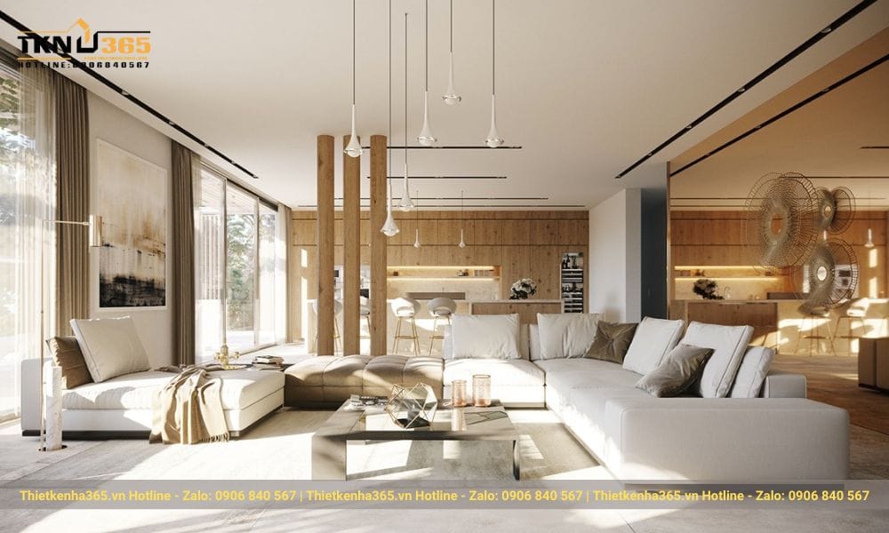 Ánh sáng trong thiết kế nội thất hiện đại 