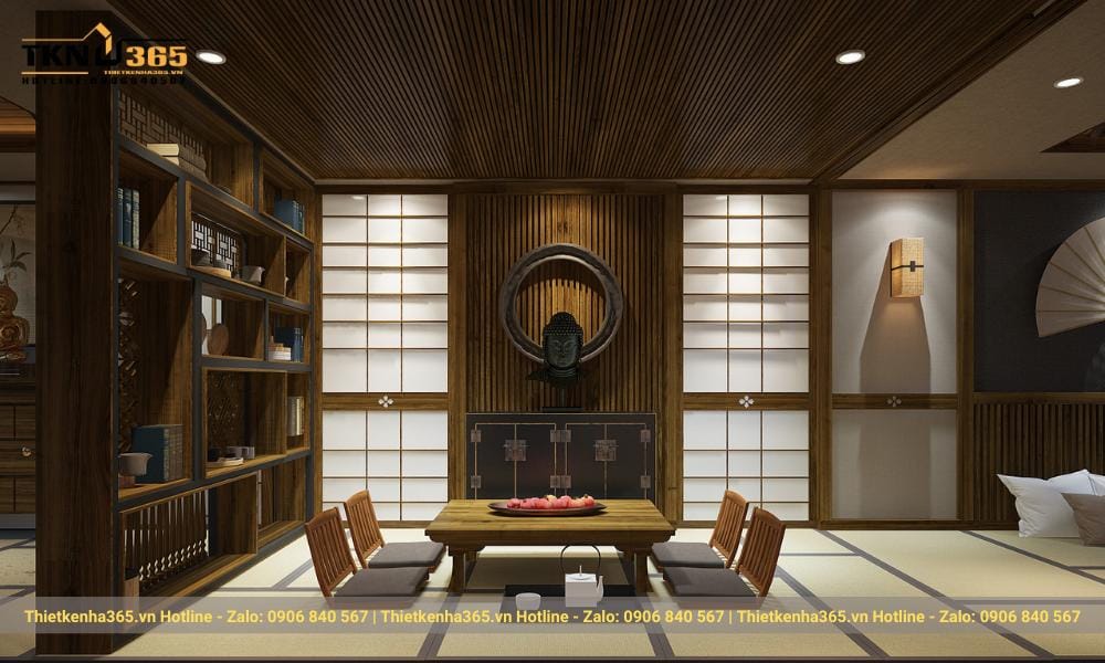 phong cách thiết kế nội thất japandi