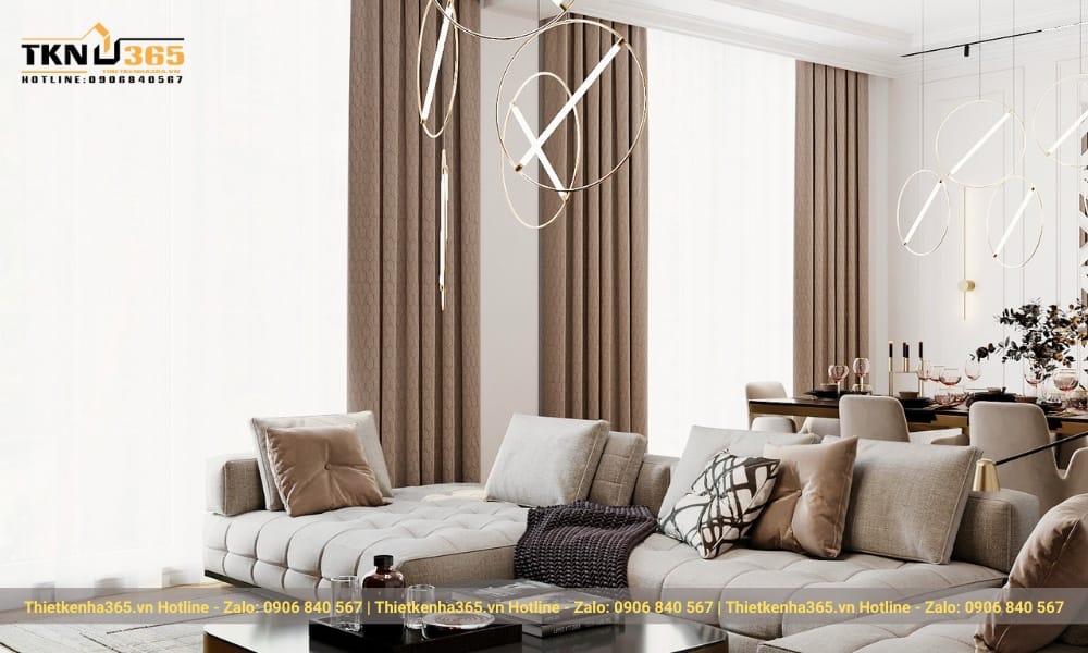 nội thất nhà phố bán cổ điển sang trọng