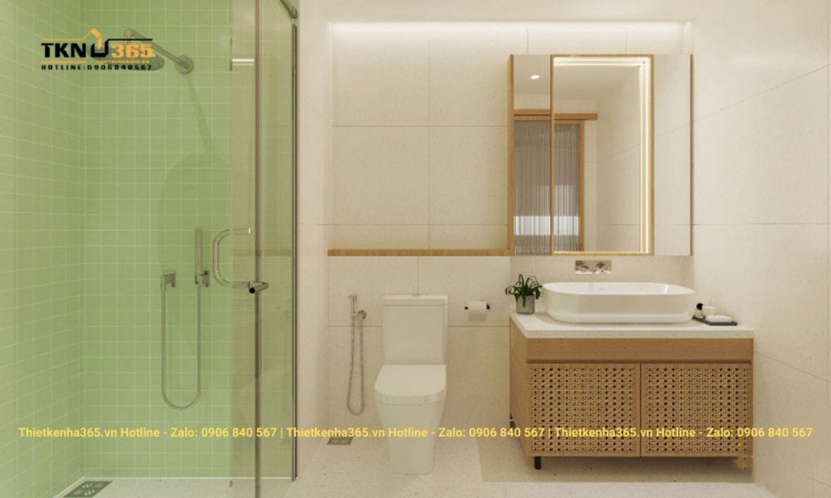 Thiết kế nội thất chung cư 63m2 đẹp hiện đại