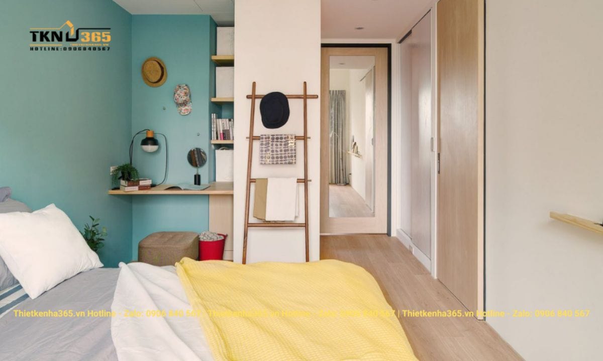 Mẫu thiết kế nội thất chung cư 63m2 đẹp độc đáo