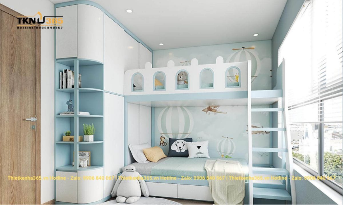 Thiết kế nội thất chung cư 63m2 đẹp hiện đại