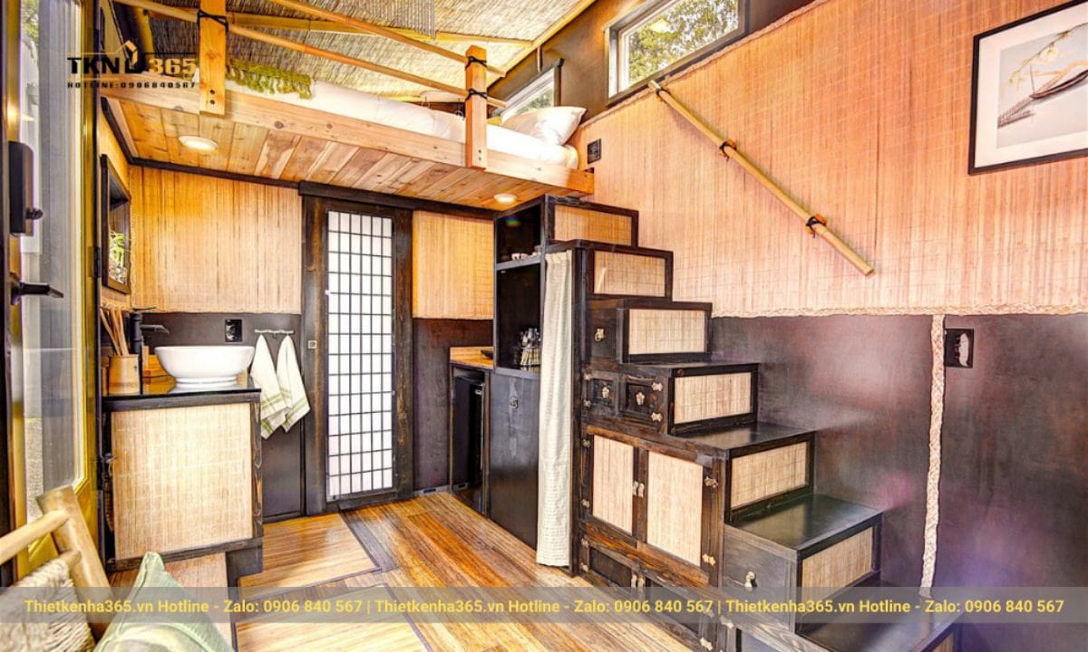 Phong cách thiết kế nội thất Nhật Bản: Tối giản, tự nhiên và ứng dụng thực tế cho nhà hiện đại 12 Thiết kế nhà phong cách Nhật Bản tối ưu diện tích