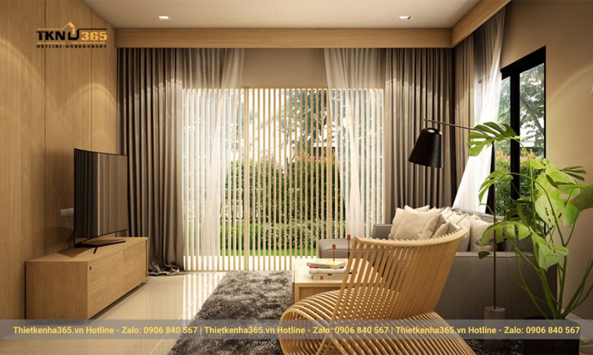 Phong cách thiết kế nội thất Nhật Bản: Tối giản, tự nhiên và ứng dụng thực tế cho nhà hiện đại 16 Thiết kế phòng khách phong cách Nhật Bản