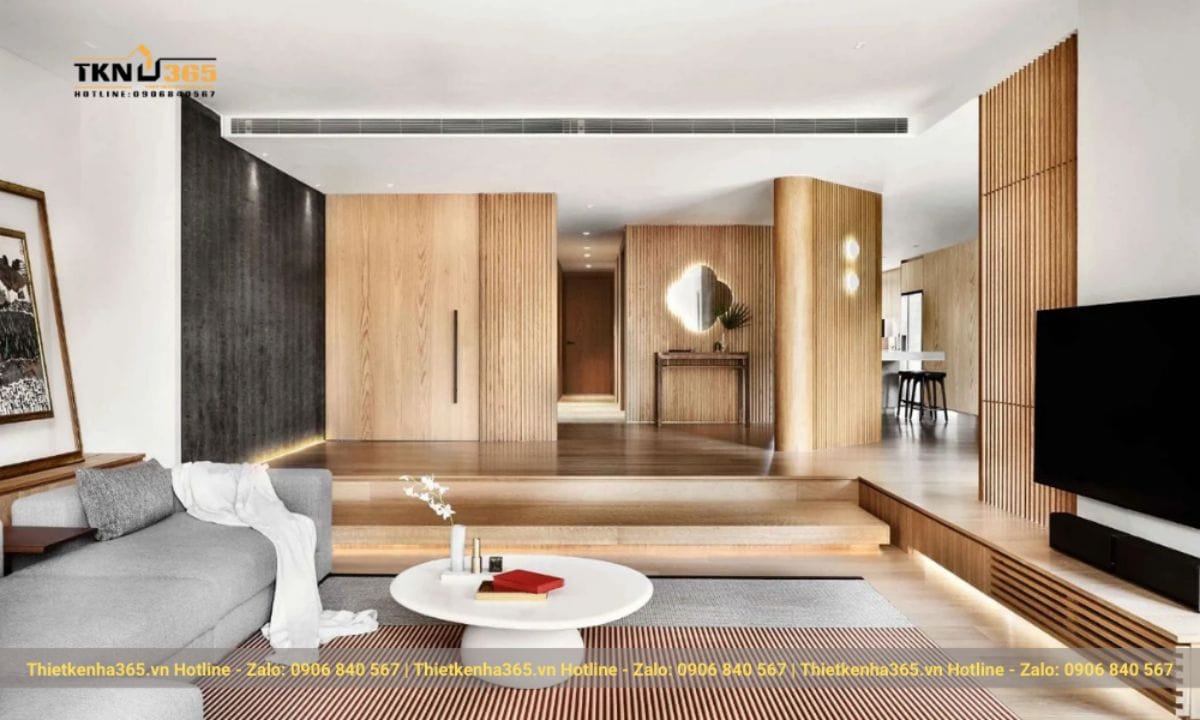 Phong cách thiết kế nội thất Nhật Bản: Tối giản, tự nhiên và ứng dụng thực tế cho nhà hiện đại 21 Thiết kế phòng khách phong cách Nhật Bản