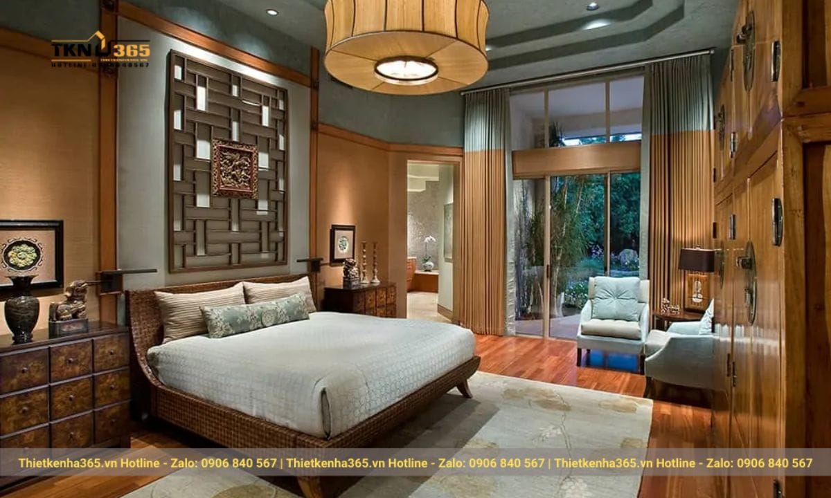 Phong cách thiết kế nội thất Nhật Bản: Tối giản, tự nhiên và ứng dụng thực tế cho nhà hiện đại 23 Thiết kế phòng ngủ phong cách Nhật Bản