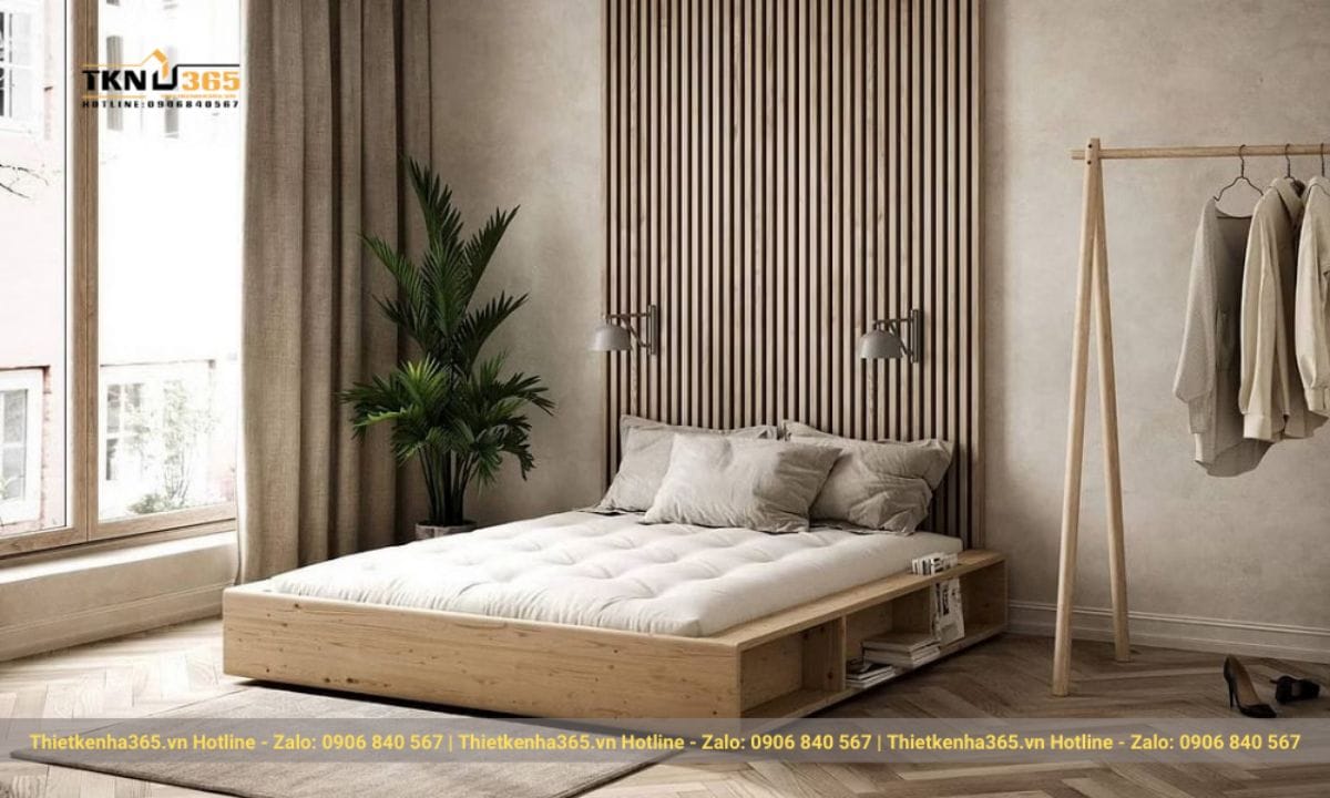 Phong cách thiết kế nội thất Nhật Bản: Tối giản, tự nhiên và ứng dụng thực tế cho nhà hiện đại 29 Thiết kế phòng ngủ phong cách Nhật Bản