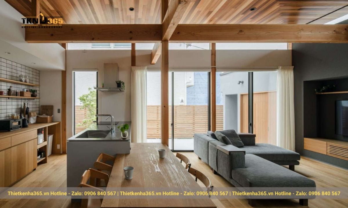 Phong cách thiết kế nội thất Nhật Bản: Tối giản, tự nhiên và ứng dụng thực tế cho nhà hiện đại 35 Thiết kế phòng bếp phong cách Nhật Bản