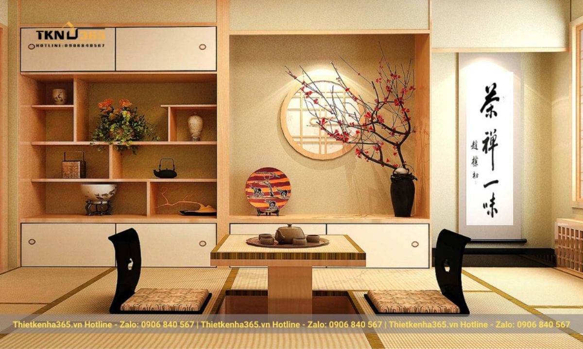 Phong cách thiết kế nội thất Nhật Bản: Tối giản, tự nhiên và ứng dụng thực tế cho nhà hiện đại 4 Chiếu Tatami – Nét truyền thống trong không gian của người Nhật