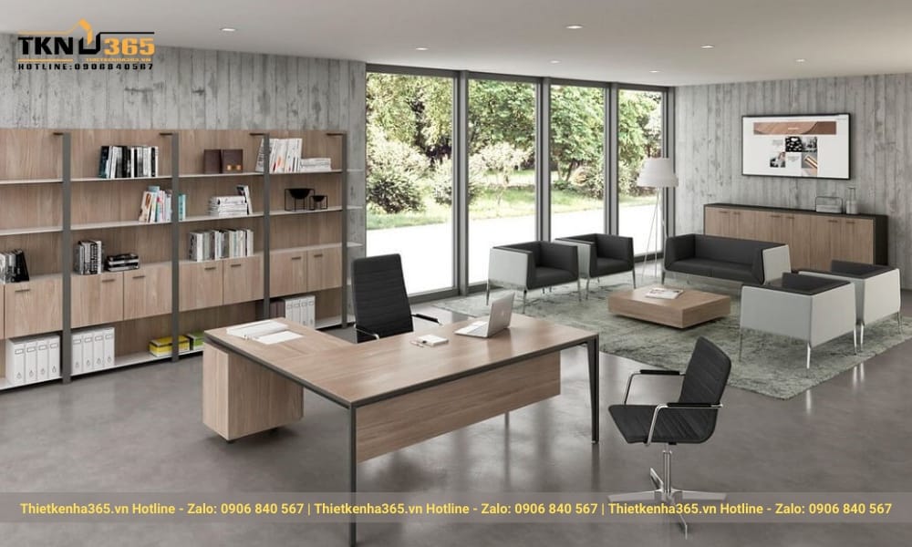 Phong cách nội thất tối giản: 7+ mẹo tinh gọn ngôi nhà hiện đại 12 Phòng làm việc giám đốc phong cách tối giản.