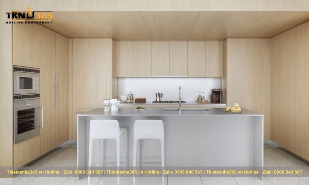 Phong cách nội thất tối giản: 7+ mẹo tinh gọn ngôi nhà hiện đại 28 Tối giản nhưng vẫn đảm bảo được sự tinh tế và tính thẩm mỹ cho không gian bếp.