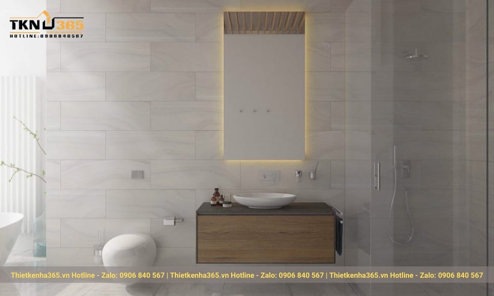 Phong cách nội thất tối giản: 7+ mẹo tinh gọn ngôi nhà hiện đại 31 Không gian bồn rửa mặt với nhiều kệ mở và ngăn kéo giúp bạn tiết kiệm diện tích.