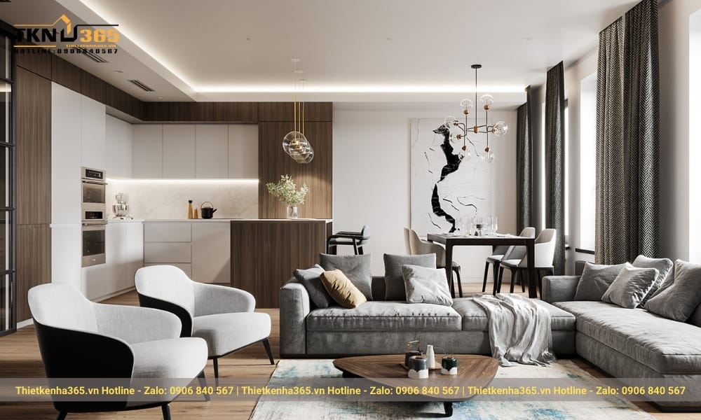 Phong cách nội thất tối giản: 7+ mẹo tinh gọn ngôi nhà hiện đại 34 Ánh sáng và nội thất đã thành công tạo nên một không gian theo phong cách Minimalism.
