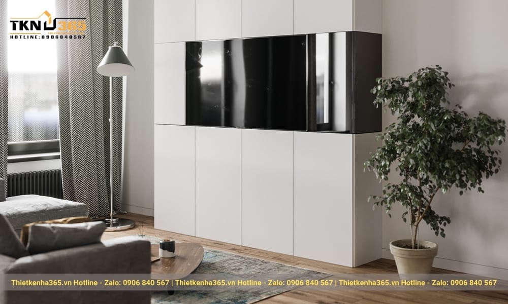 Phong cách nội thất tối giản: 7+ mẹo tinh gọn ngôi nhà hiện đại 35 Tông màu trắng tạo nên sự trang nhã cho phòng khách.