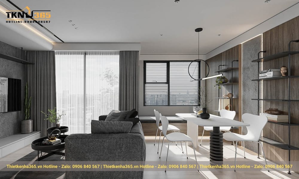 Phong cách nội thất tối giản: 7+ mẹo tinh gọn ngôi nhà hiện đại 42 Ánh sáng tự nhiên giúp không gian phòng khách trở nên ấm cúng.