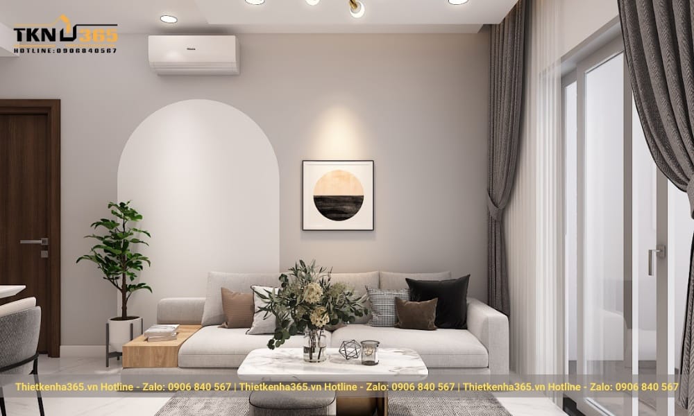 Phong cách nội thất tối giản: 7+ mẹo tinh gọn ngôi nhà hiện đại 6 Sự phối hợp hài hòa giữa chất liệu và màu sắc đem đến không gian nhẹ nhàng, ấm áp.
