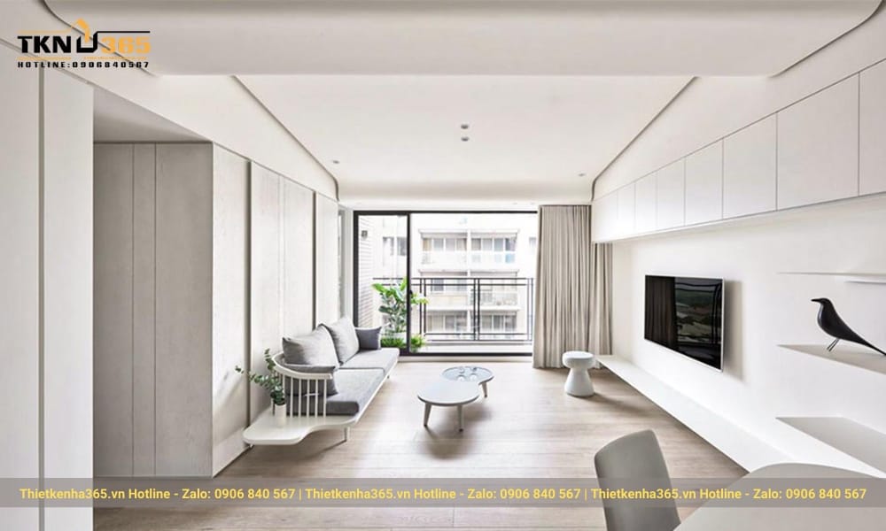 Phong cách nội thất tối giản: 7+ mẹo tinh gọn ngôi nhà hiện đại 9 Thiết kế cửa kính cường lực để đón ánh sáng.