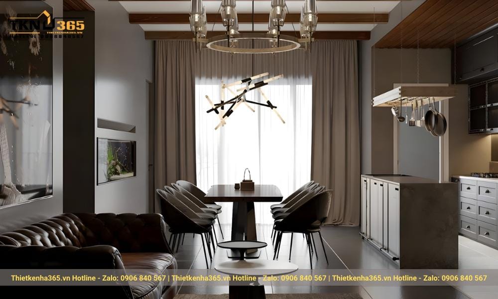 mẫu trang trí nội thất phòng ăn
