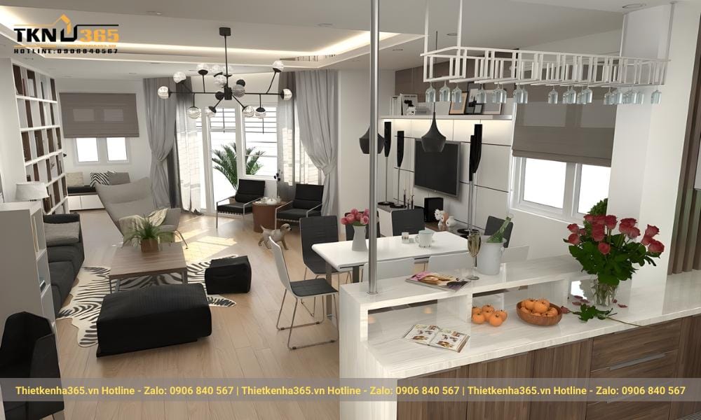 mẫu trang trí nội thất phòng ăn