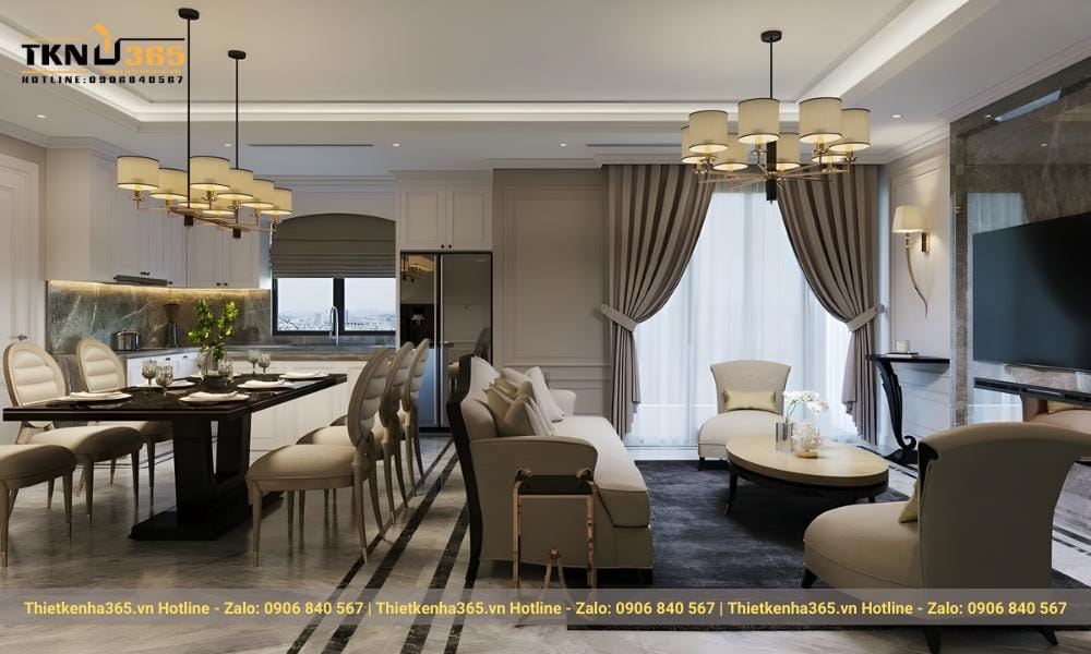 mẫu trang trí nội thất phòng ăn