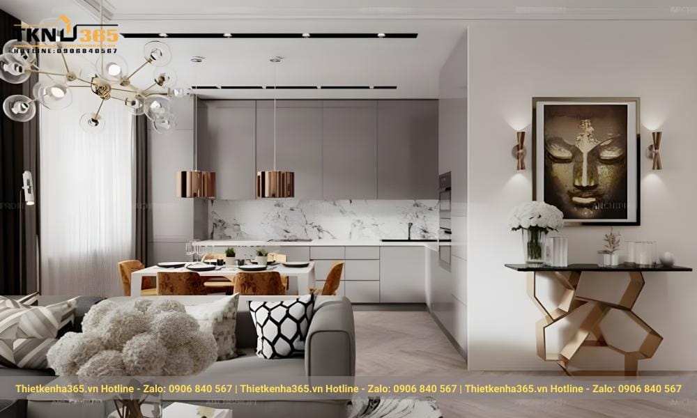 mẫu trang trí nội thất phòng ăn