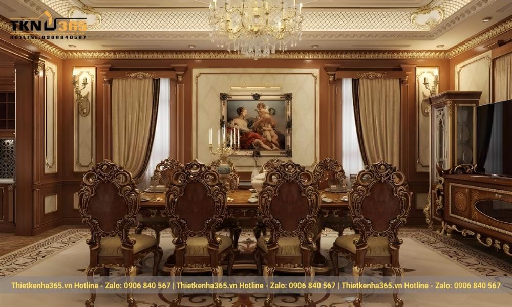 mẫu trang trí nội thất phòng ăn