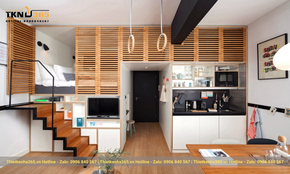 mẫu nhà nhỏ đẹp đơn giản 25m2 