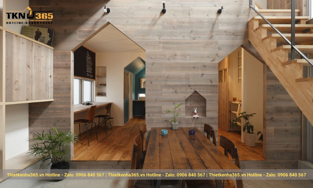 thiết kế nhà diện tích nhỏ 40m2 hiện đại 
