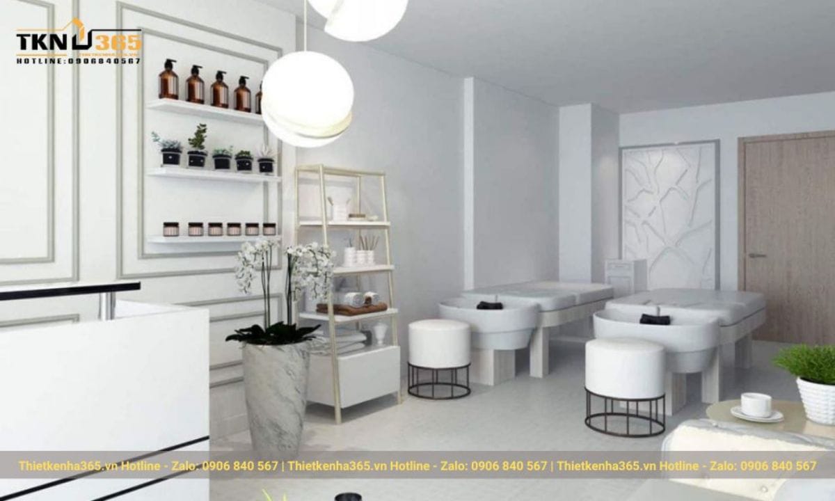 thiết kế nội thất spa