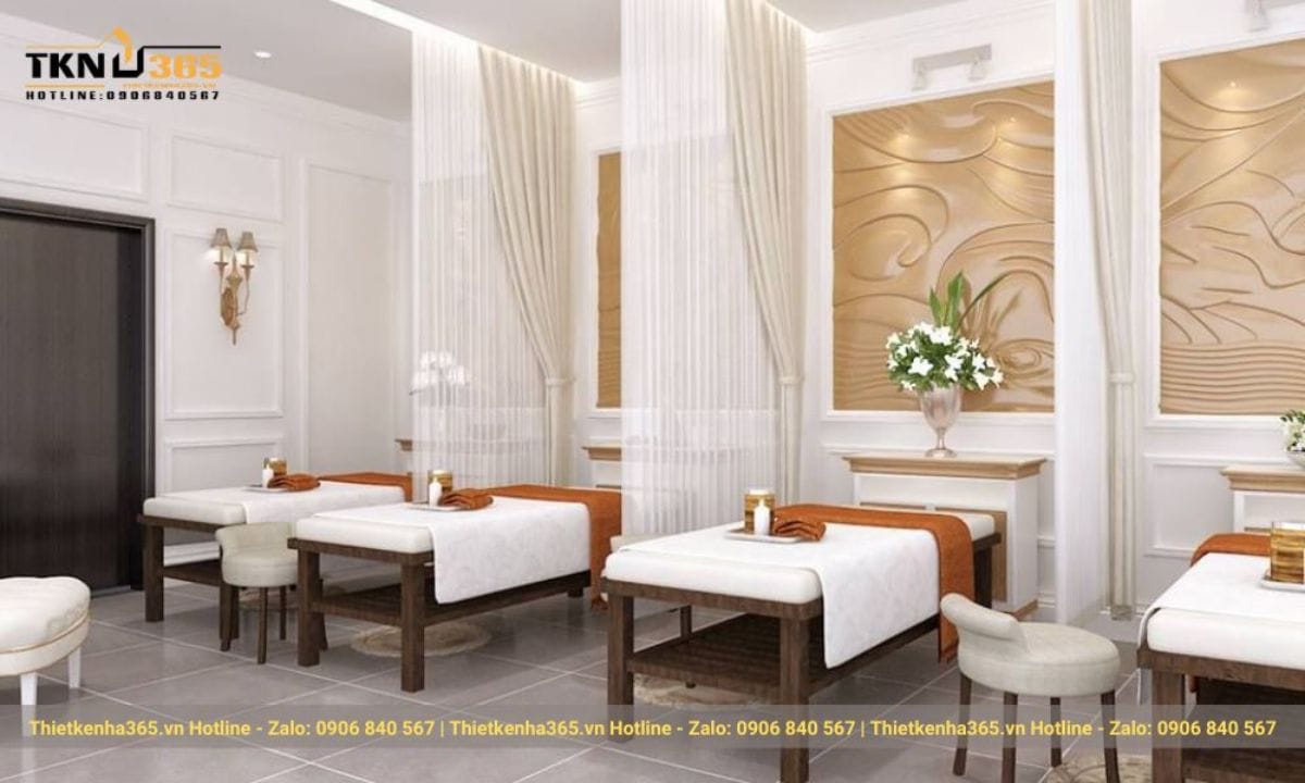 thiết kế nội thất spa
