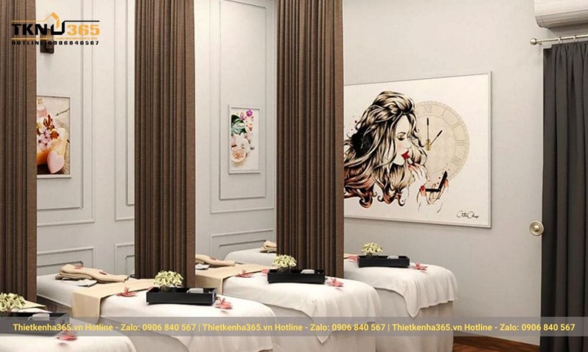 thiết kế nội thất spa