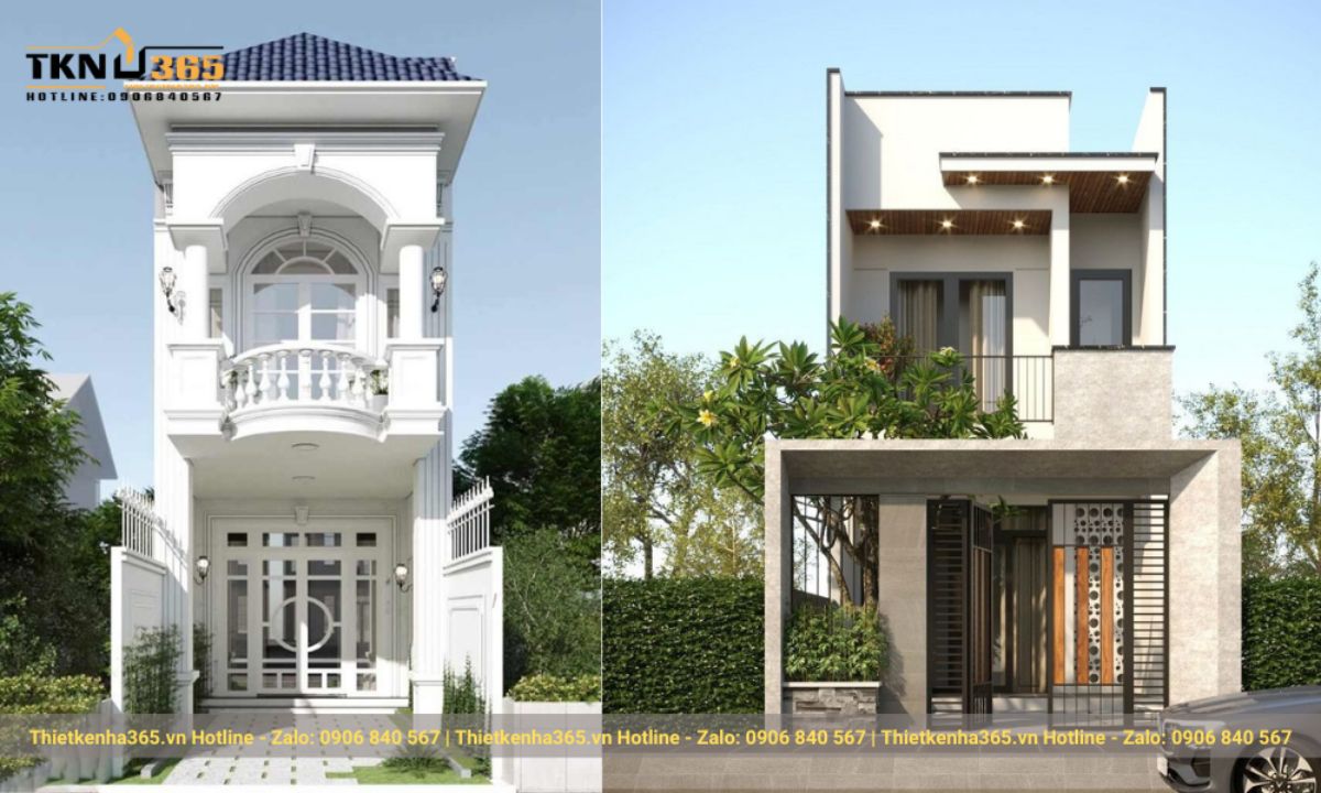 mẫu nhà 2 tầng đẹp giá 700 triệu
