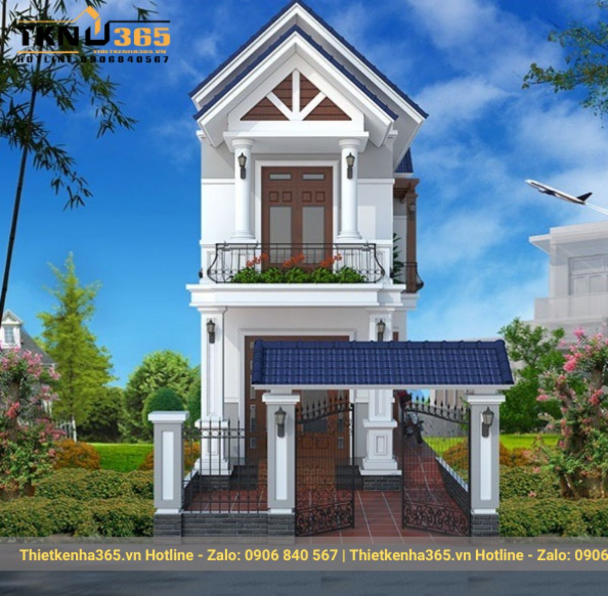 Mẫu nhà 2 tầng đẹp giá 700 triệu